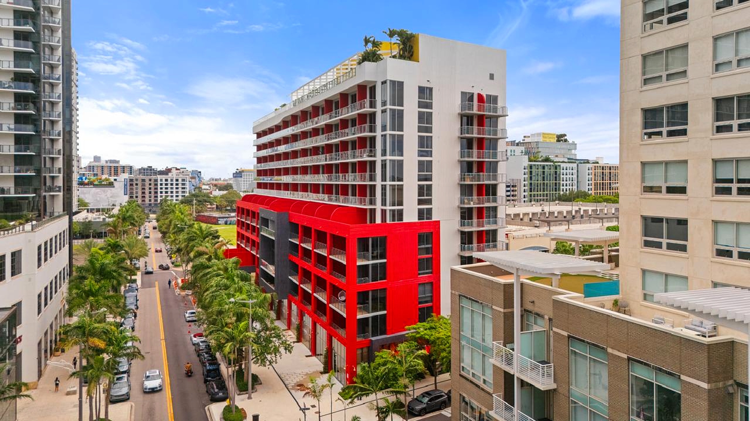 The Standard Residences Miami, Midtown Miami skyline view